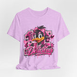 Delicious Pink Duck Graphic Tee — Cute Retro Streetwear T-Shirt