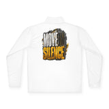 Quarter-Zip Pullover — "Move in Silence" Graphic