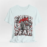 Faith Over Fear T‑Shirt — Prayer Hands & Doves Christian Tee