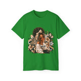 Glam Coffee Girl Graphic T-Shirt