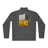 Quarter-Zip Pullover — "Move in Silence" Graphic