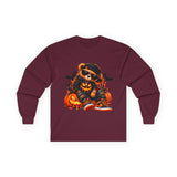 Halloween Streetwear Teddy Bear Graphic Long Sleeve