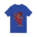 Girl Power V-Neck Tee – 'Pretty Girl Hustle' Graphic Tee for Girls & Teens