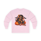 Halloween Streetwear Teddy Bear Graphic Long Sleeve