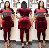 Women's African Print Two-Piece Skirt Set – Elegant Church & Party Outfit - Black