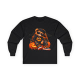 Halloween Streetwear Teddy Bear Graphic Long Sleeve