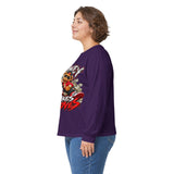 Money Makes Moves Teddy Bear Graphic Long Sleeve Shirt