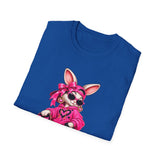 Kangaroo Skater Pink Graphic T-Shirt