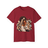 Glam Coffee Girl Graphic T-Shirt
