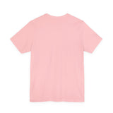 Cute Girl Graphic Tee — Pink Cartoon Doll Illustration T-Shirt
