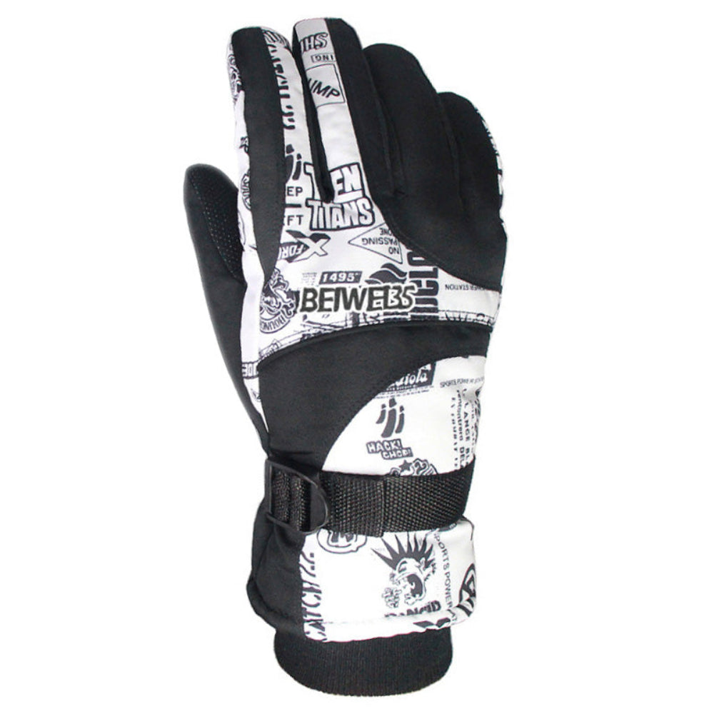 Insulated Winter Ski Gloves - B