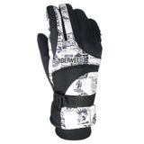 Insulated winter ski gloves for skiing and outdoor winter activities.