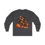 Halloween Streetwear Teddy Bear Graphic Long Sleeve