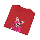 Kangaroo Skater Pink Graphic T-Shirt