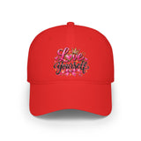 Love Yourself Graphic Embroidered Cap
