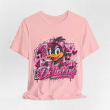Delicious Pink Duck Graphic Tee — Cute Retro Streetwear T-Shirt