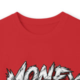 Money Makes Moves Teddy Bear Graphic Long Sleeve Shirt