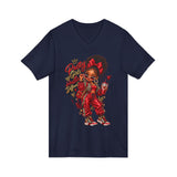 Girl Power V-Neck Tee – 'Pretty Girl Hustle' Graphic Tee for Girls & Teens
