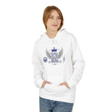 Royal R Crest Hoodie — Winged Letter R Crown Graphic Hoodie