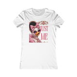 Just Me Womens Tee - Glam Duck Graphic Shirt