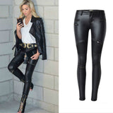 Leather pants - Black