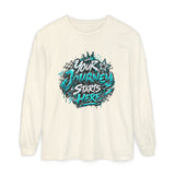 Unisex Keep Going Motivational Graphic Long Sleeve T-Shirt