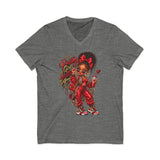 Girl Power V-Neck Tee – 'Pretty Girl Hustle' Graphic Tee for Girls & Teens