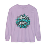 Unisex Keep Going Motivational Graphic Long Sleeve T-Shirt