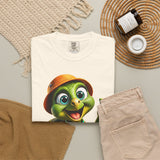 Cute Turtle Graphic T-Shirt — Thumbs-Up Cartoon Turtle Design