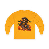 Halloween Streetwear Teddy Bear Graphic Long Sleeve