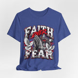 Faith Over Fear T‑Shirt — Prayer Hands & Doves Christian Tee
