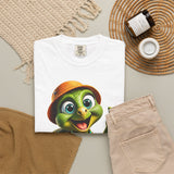 Cute Turtle Graphic T-Shirt — Thumbs-Up Cartoon Turtle Design