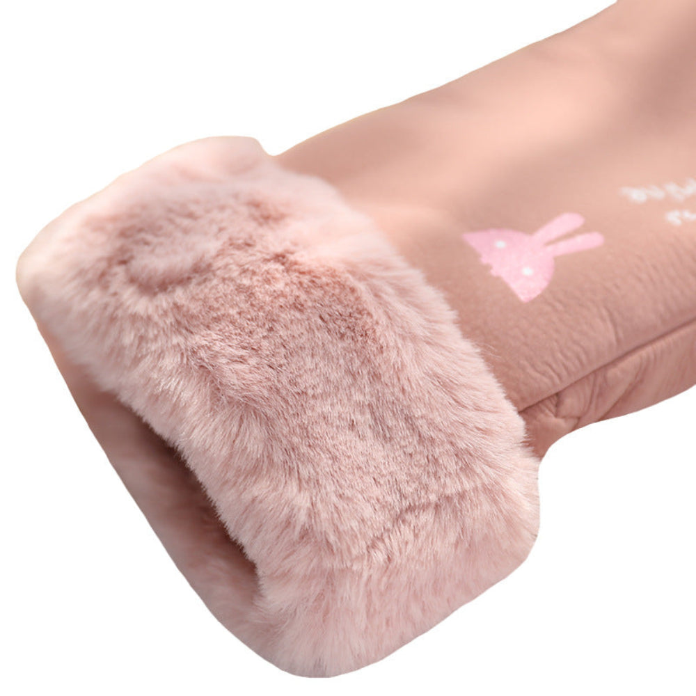winter gloves - black