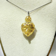 5.5 Carat Moissanite 925 Sterling Silver Pendant Necklace ✨ - Silver