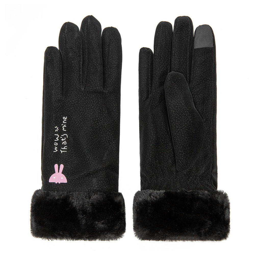 winter gloves - Violet