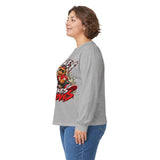 Money Makes Moves Teddy Bear Graphic Long Sleeve Shirt