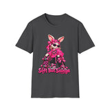 Kangaroo Skater Pink Graphic T-Shirt