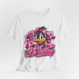 Delicious Pink Duck Graphic Tee — Cute Retro Streetwear T-Shirt