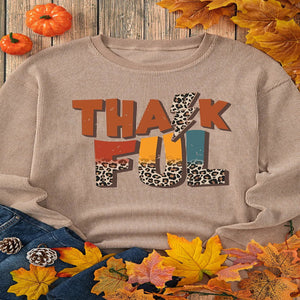 Letter Graphic Long Sleeve Sweatshirt | Mimi B Fashion