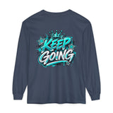 Unisex Keep Going Motivational Graphic Long Sleeve T-Shirt