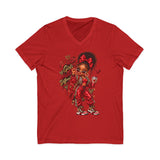 Girl Power V-Neck Tee – 'Pretty Girl Hustle' Graphic Tee for Girls & Teens