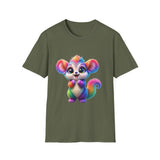 Cute Rainbow Critter T-Shirt — Colorful Kawaii Animal Tee