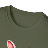 Kangaroo Skater Pink Graphic T-Shirt