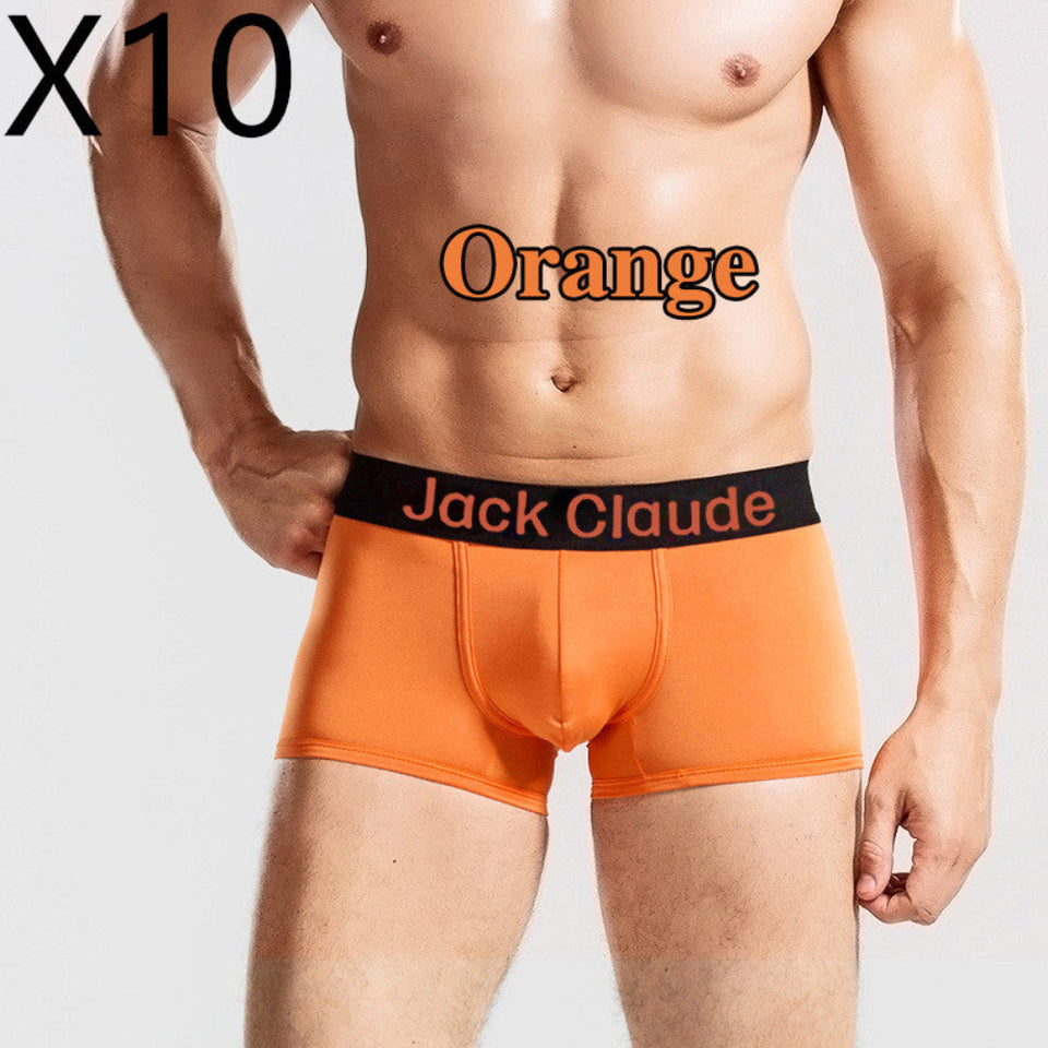 Men's black boxer briefs with breathable stretch fabric, supportive fit, and soft waistband for everyday comfort.
