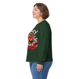Money Makes Moves Teddy Bear Graphic Long Sleeve Shirt