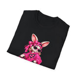 Kangaroo Skater Pink Graphic T-Shirt
