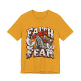 Faith Over Fear T‑Shirt — Prayer Hands & Doves Christian Tee