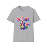 Cute Rainbow Critter T-Shirt — Colorful Kawaii Animal Tee