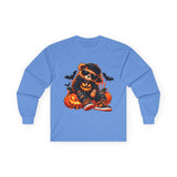 Halloween Streetwear Teddy Bear Graphic Long Sleeve