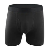 European-size Men's Long-style Plus-size Underwear - Black